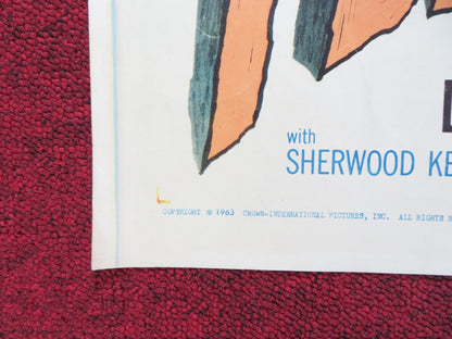 TERRIFIED! US HALF SHEET (22"x 28") POSTER ROD LAUREN STEVE DREXEL 1963 Rendezvous Cinema Movie posters