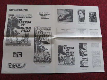 TERROR AT BLACK FALLS US UNCUT PRESSBOOK HOUSE PETER JR. JOHN ALONSO 1962 Rendezvous Cinema Movie posters
