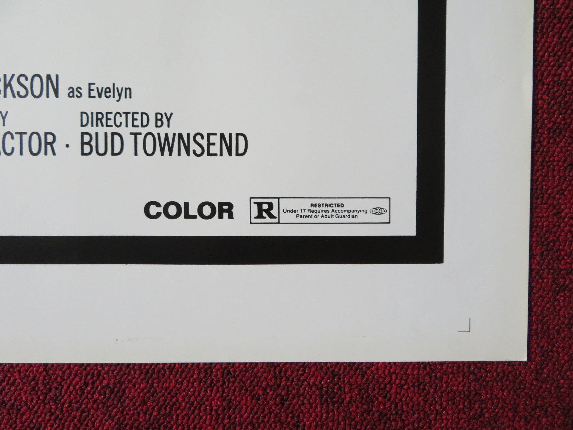 TERROR AT RED WOLF INN US TRI FOLDED ONE SHEET ROLLED POSTER LINDA GILLEN 1972 Rendezvous Cinema Movie posters