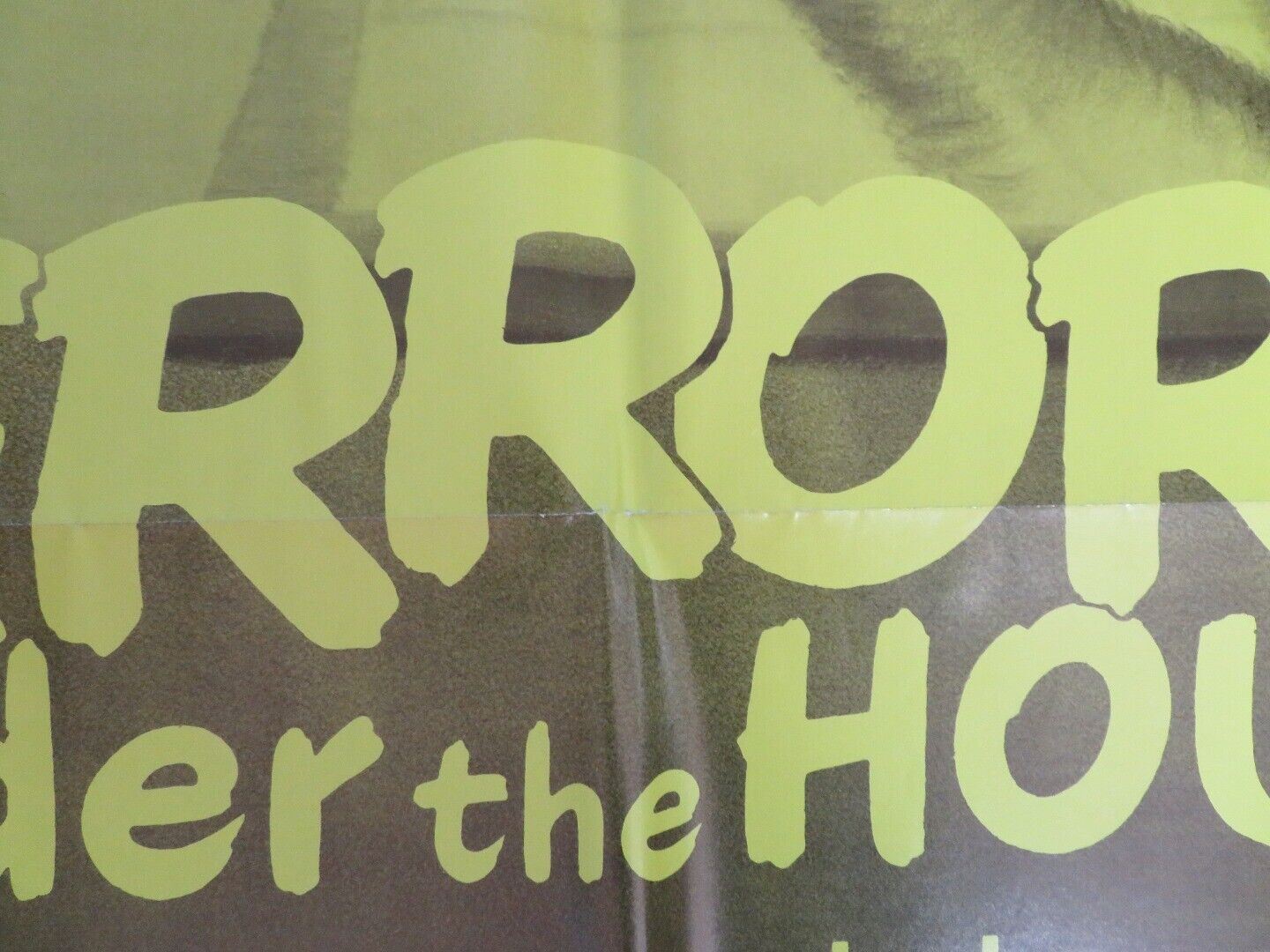 TERROR FROM UNDER THE HOUSE FOLDED US ONE SHEET POSTER JOAN COLLINS 1976 Movie posters