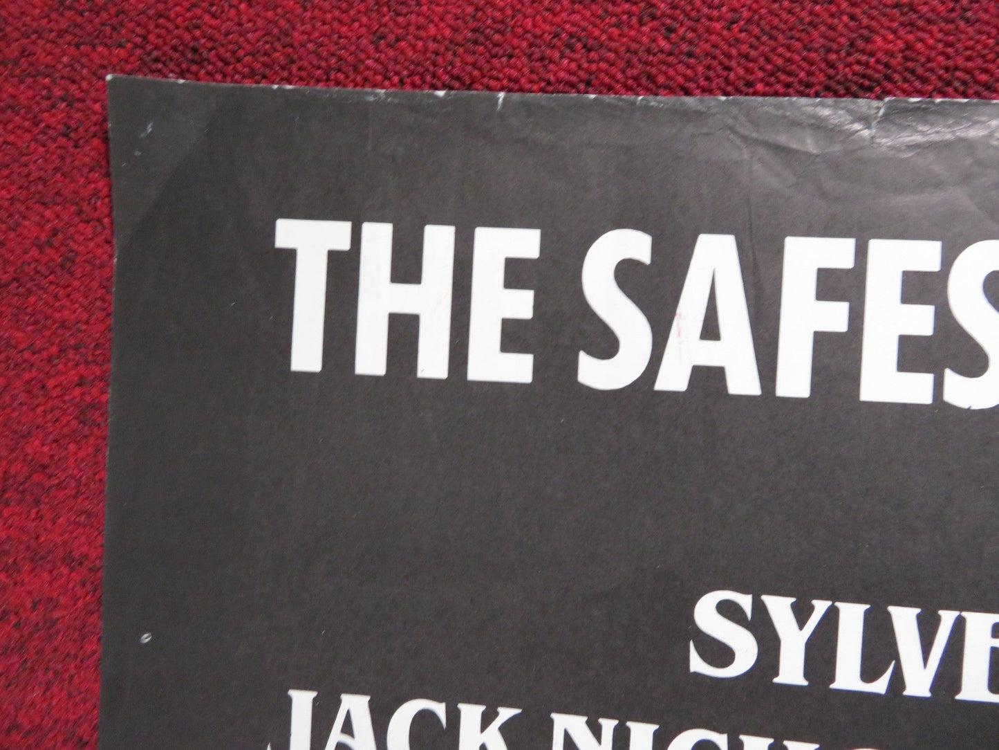 TERROR IN THE AISLES UK QUAD POSTER FOLDED DONALD PLEASENCE NANCY ALLEN 1984 Rendezvous Cinema Movie posters