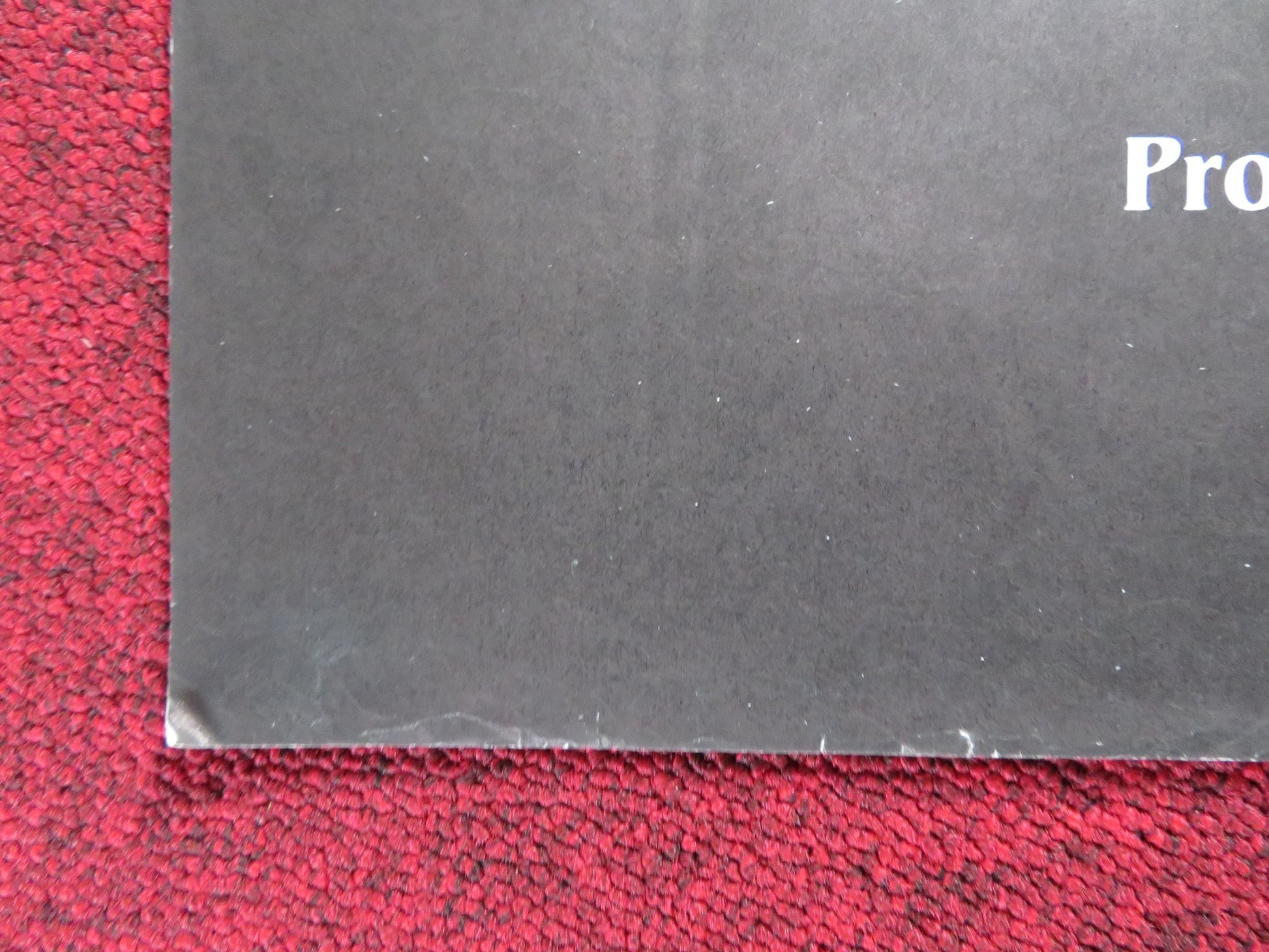 TERROR IN THE AISLES UK QUAD POSTER FOLDED DONALD PLEASENCE NANCY ALLEN 1984 Rendezvous Cinema Movie posters