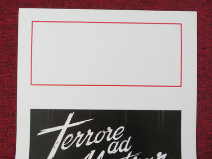 TERROR ON ALCATRAZ ITALIAN LOCANDINA POSTER ALDO RAY SANDY BROOKE 1989 Rendezvous Cinema Movie posters