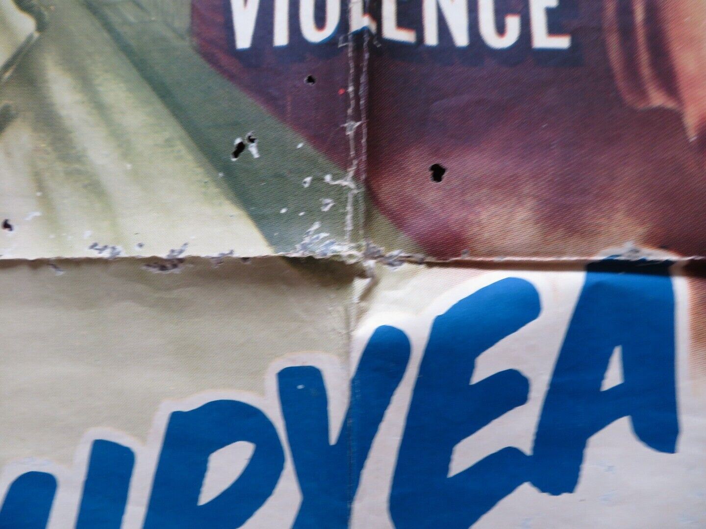 TERROR STREET FOLDED US ONE SHEET POSTER DAN DURYEA ELSIE ALBIIN - Rendezvous Cinema