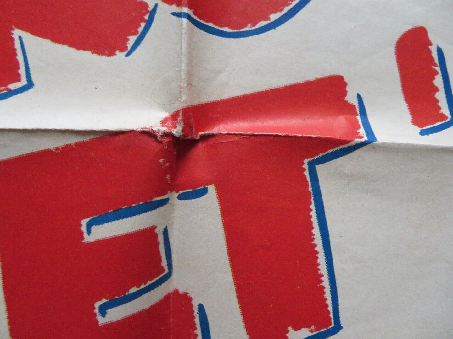 TERROR STREET FOLDED US ONE SHEET POSTER DAN DURYEA ELSIE ALBIIN - Rendezvous Cinema