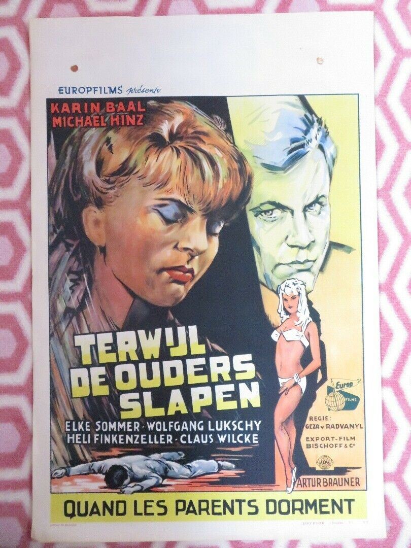 TERWILL DE OUDERS SLAPEN/ Und sowas nennt sich Leben BELGIUM (22"x 14.5")POSTER Movie posters