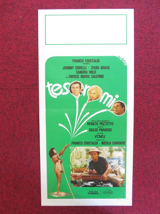 TESORO MIO ITALIAN LOCANDINA POSTER JOHNNY DORELLI ZEUDI ARAYA 1980 Rendezvous Cinema Movie posters