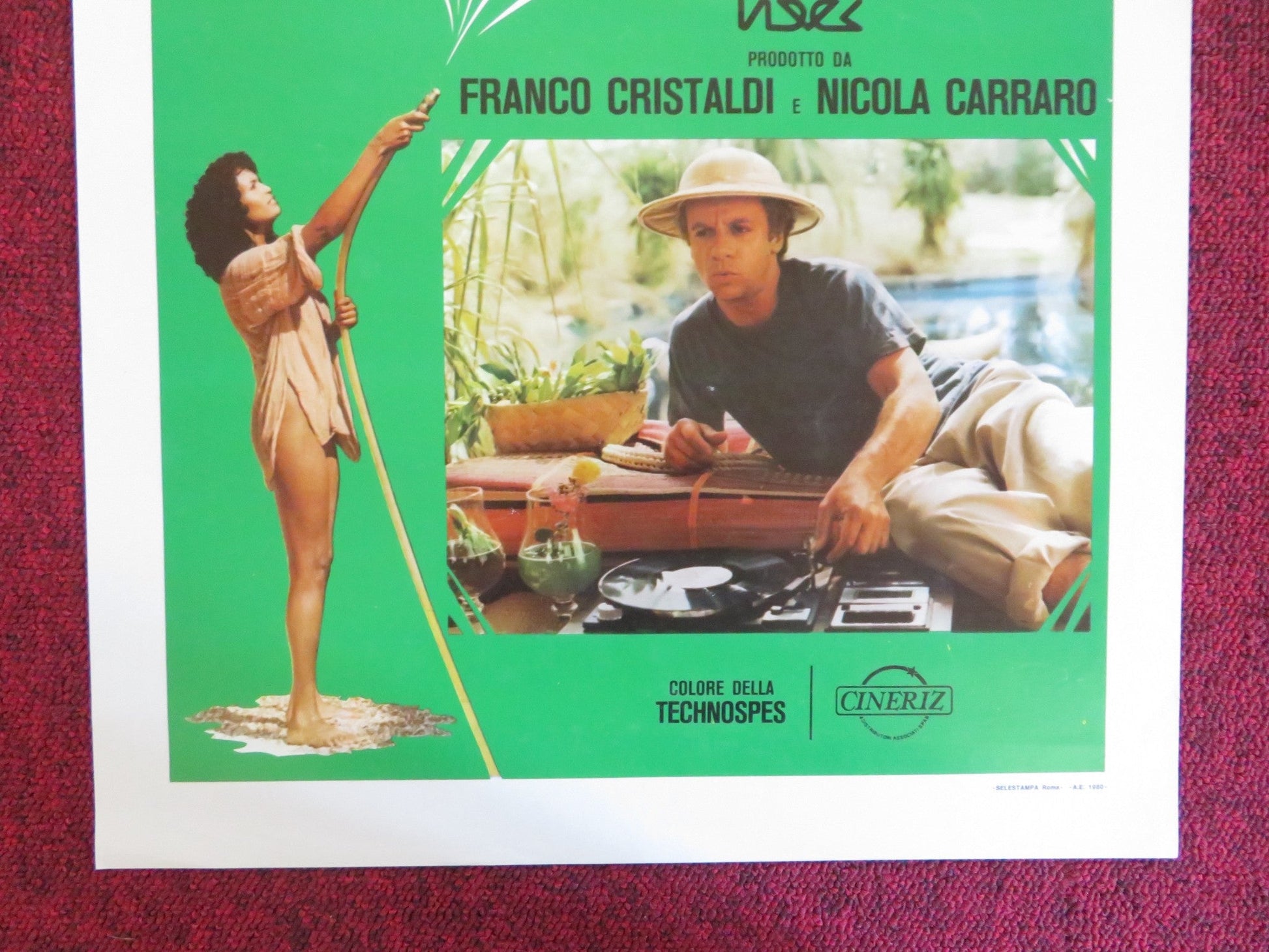 TESORO MIO ITALIAN LOCANDINA POSTER JOHNNY DORELLI ZEUDI ARAYA 1980 Rendezvous Cinema Movie posters