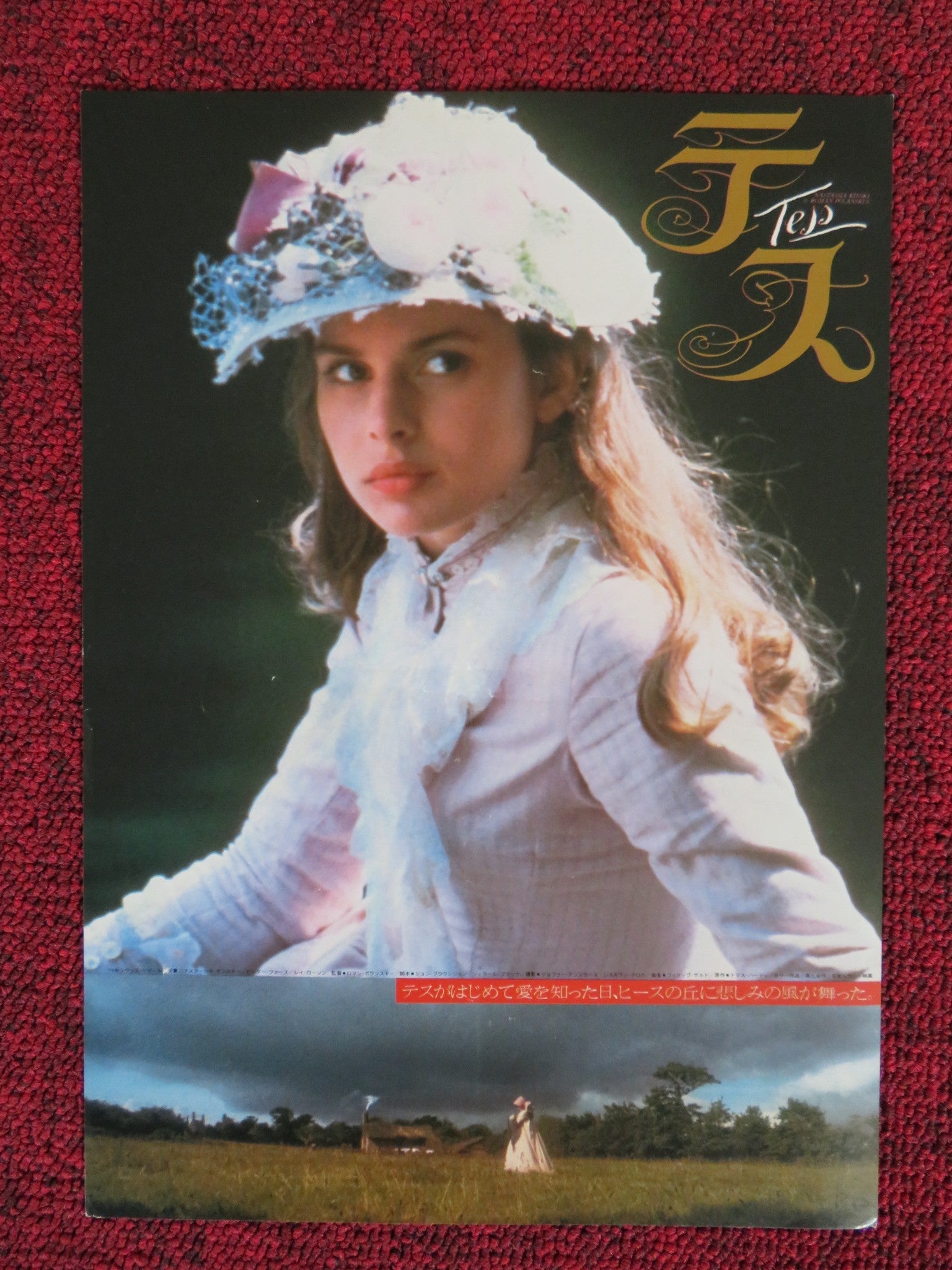 TESS JAPANESE CHIRASHI (B5) POSTER JOHN COLLIN TONY CHURCH 1979 Rendezvous Cinema Movie posters