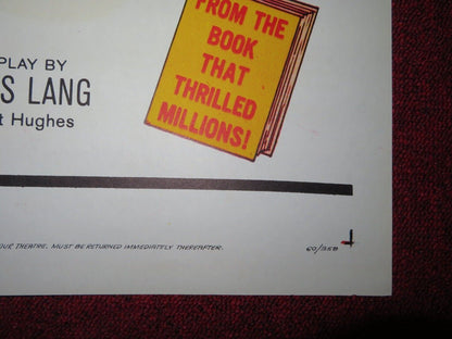 TESS OF THE STORM COUNTRY FOLDED US ONE SHEET POSTER DIANE BAKER 1960 Movie posters