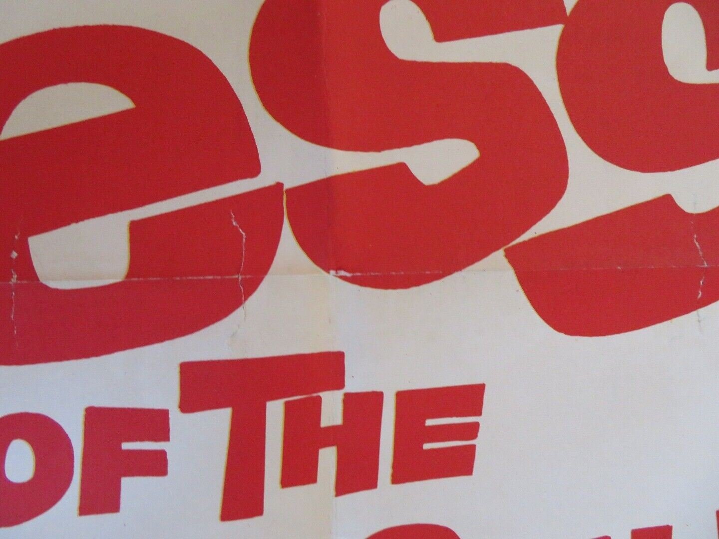 TESS OF THE STORM COUNTRY FOLDED US ONE SHEET POSTER DIANE BAKER 1960 Movie posters