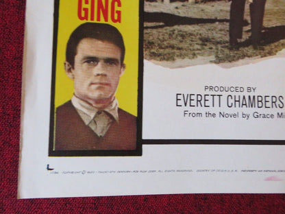 TESS OF THE STORM COUNTRY FOLDED US ONE SHEET POSTER DIANE BAKER 1960 Movie posters