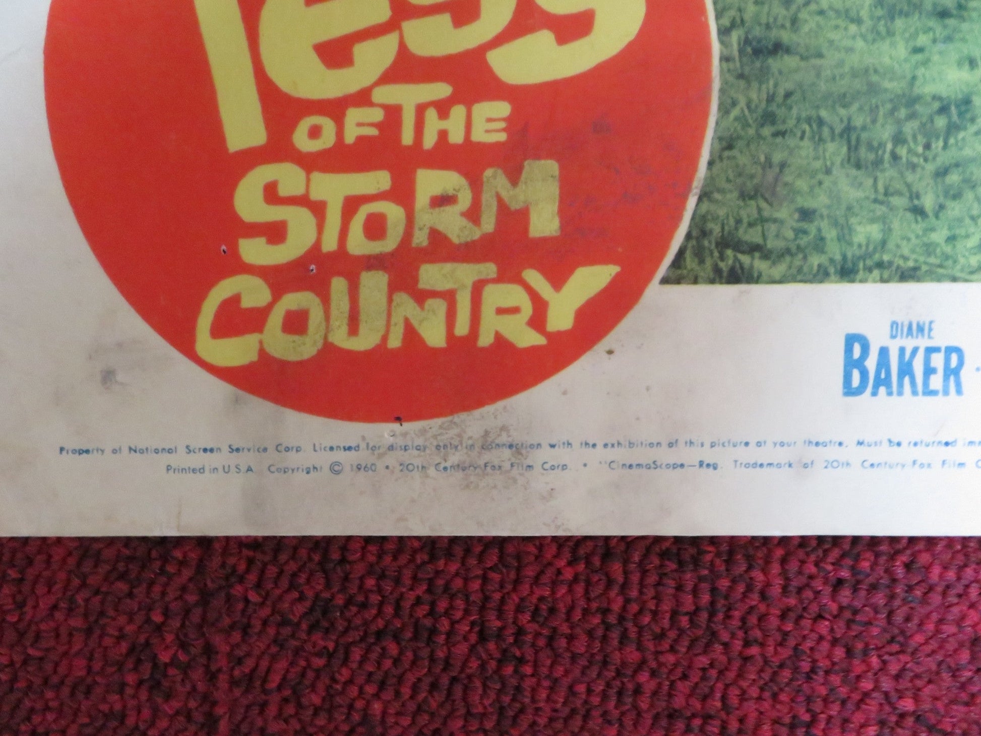 TESS OF THE STORM COUNTRY US LOBBY CARD FULL SET DIANE BAKER LEE PHILIPS 1960 Rendezvous Cinema Movie posters