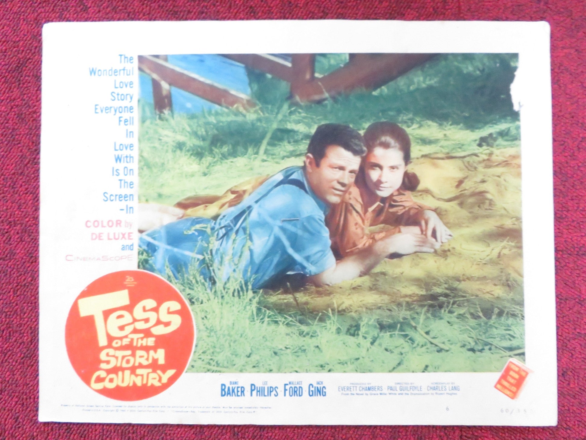 TESS OF THE STORM COUNTRY US LOBBY CARD FULL SET DIANE BAKER LEE PHILIPS 1960 Rendezvous Cinema Movie posters