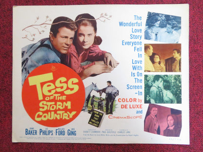 TESS OF THE STORM COUNTRY US LOBBY CARD FULL SET DIANE BAKER LEE PHILIPS 1960 Rendezvous Cinema Movie posters