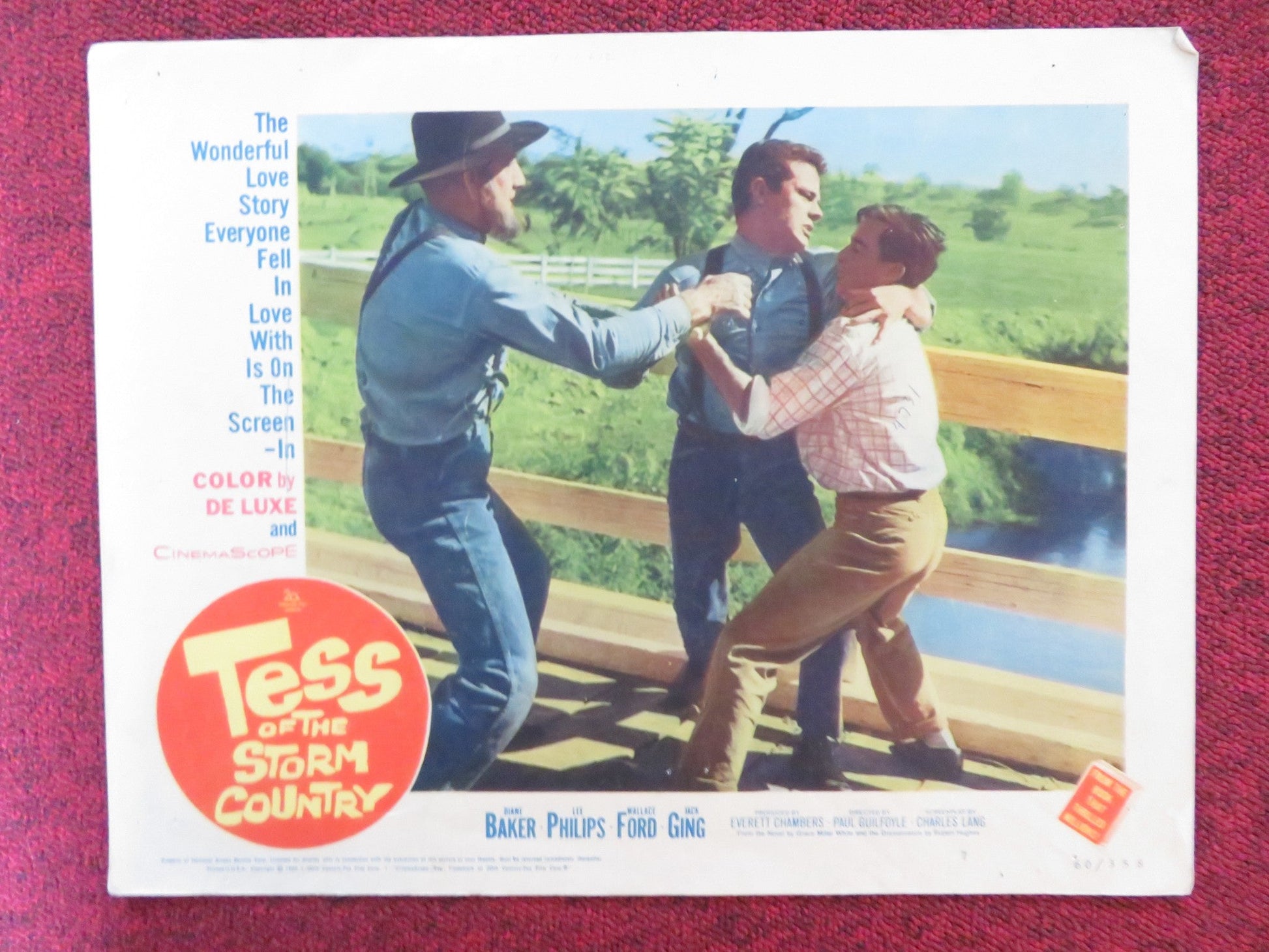 TESS OF THE STORM COUNTRY US LOBBY CARD FULL SET DIANE BAKER LEE PHILIPS 1960 Rendezvous Cinema Movie posters