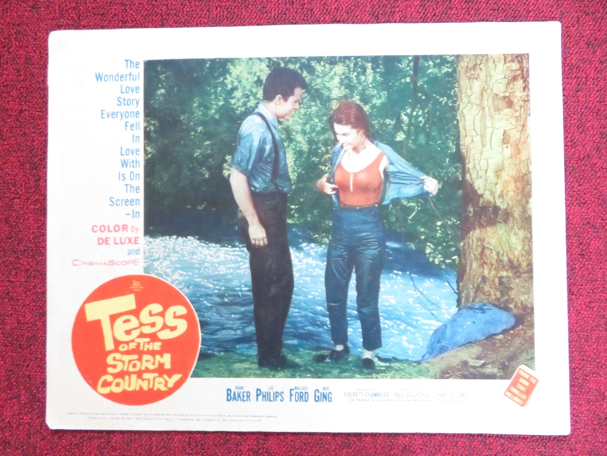 TESS OF THE STORM COUNTRY US LOBBY CARD FULL SET DIANE BAKER LEE PHILIPS 1960 Rendezvous Cinema Movie posters