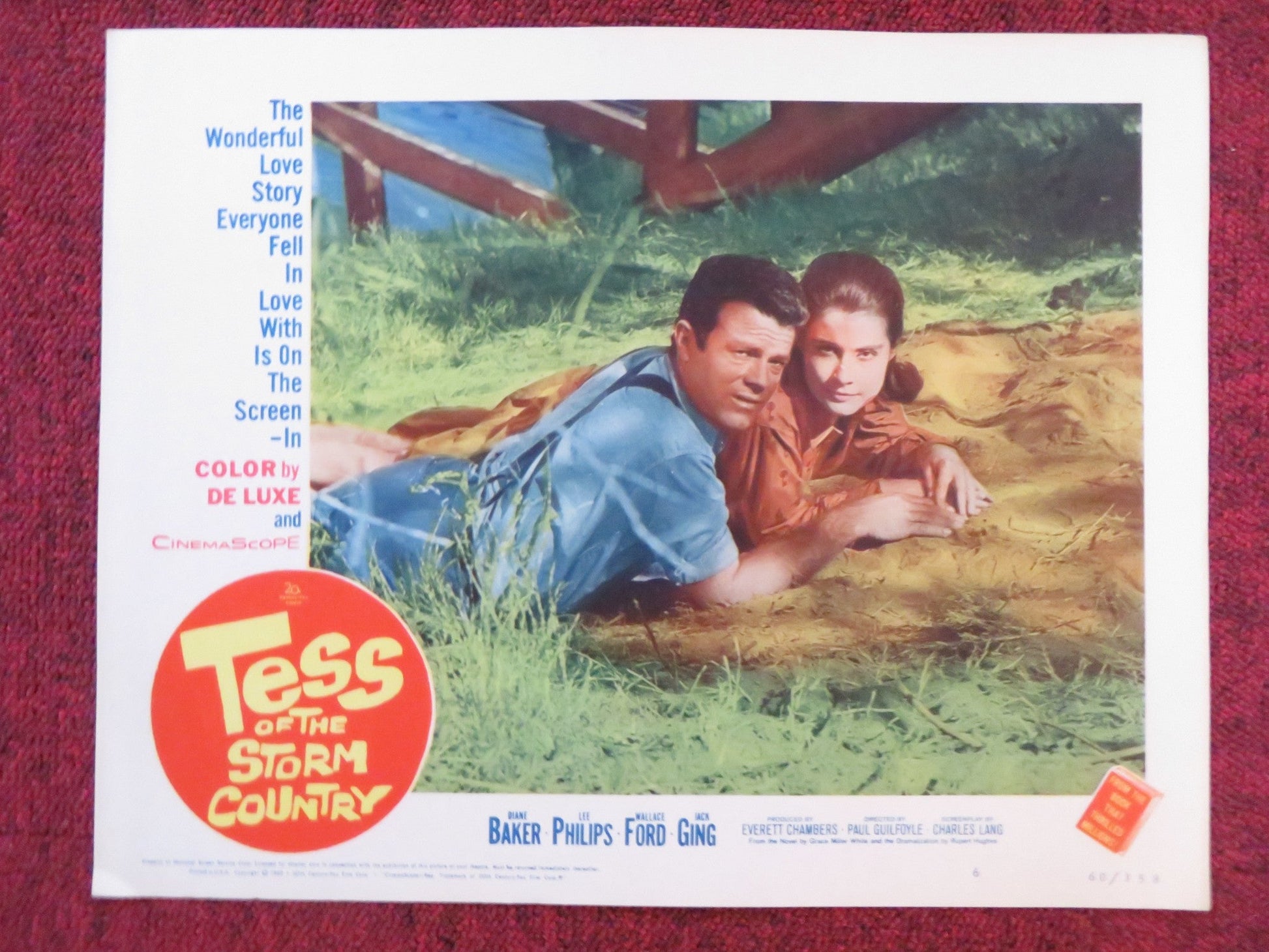TESS OF THE STORM COUNTRY US LOBBY CARD FULL SET DIANE BAKER LEE PHILIPS 1960 Rendezvous Cinema Movie posters