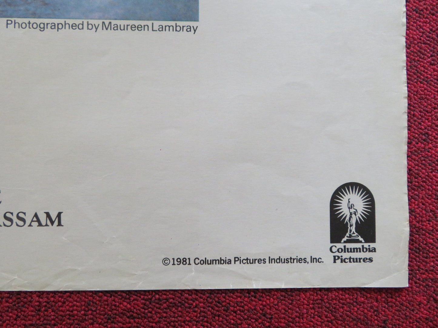 TESS UK QUAD POSTER FOLDED NASTASSIA KINSKI PETER FIRTH 1981 Rendezvous Cinema Movie posters