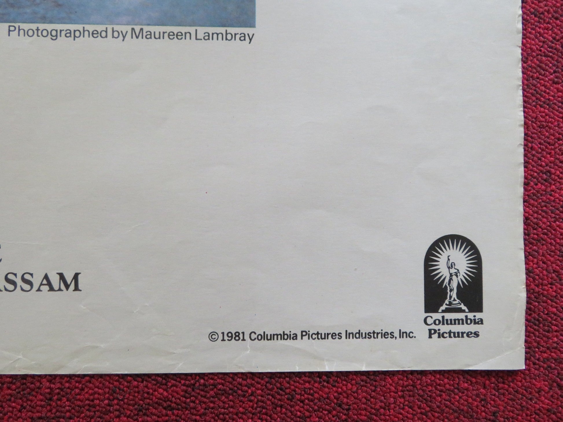 TESS UK QUAD POSTER FOLDED NASTASSIA KINSKI PETER FIRTH 1981 Rendezvous Cinema Movie posters