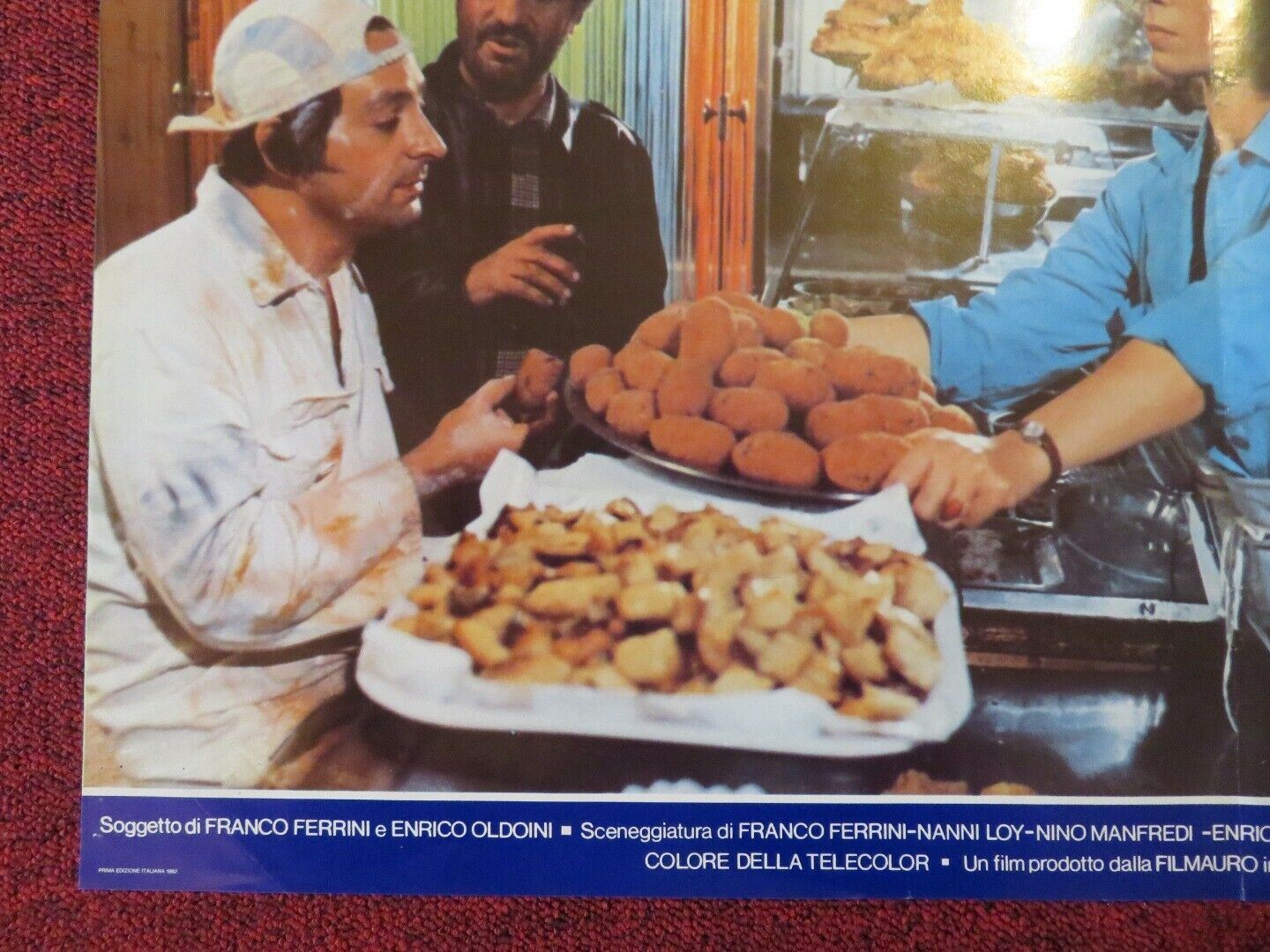 TESTA O'CROCE / Heads I Win, Tails You Lose - A ITALIAN FOTOBUSTA POSTER 1982 Movie posters