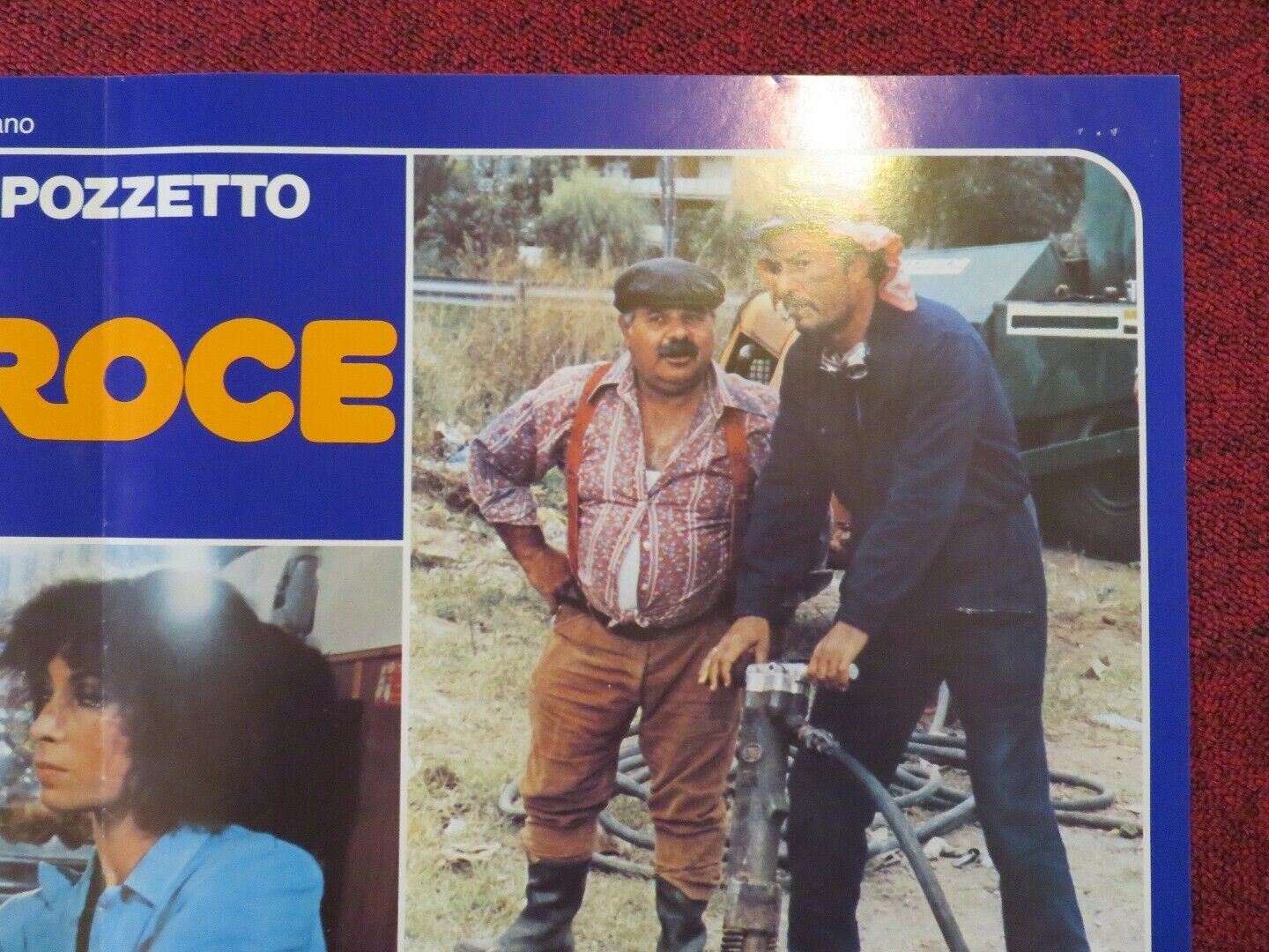 TESTA O'CROCE / Heads I Win, Tails You Lose - A ITALIAN FOTOBUSTA POSTER 1982 Movie posters