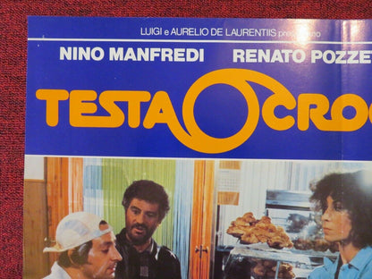 TESTA O'CROCE / Heads I Win, Tails You Lose - A ITALIAN FOTOBUSTA POSTER 1982 Movie posters
