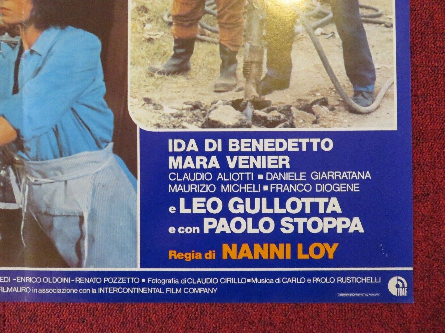 TESTA O'CROCE / Heads I Win, Tails You Lose - A ITALIAN FOTOBUSTA POSTER 1982 Movie posters