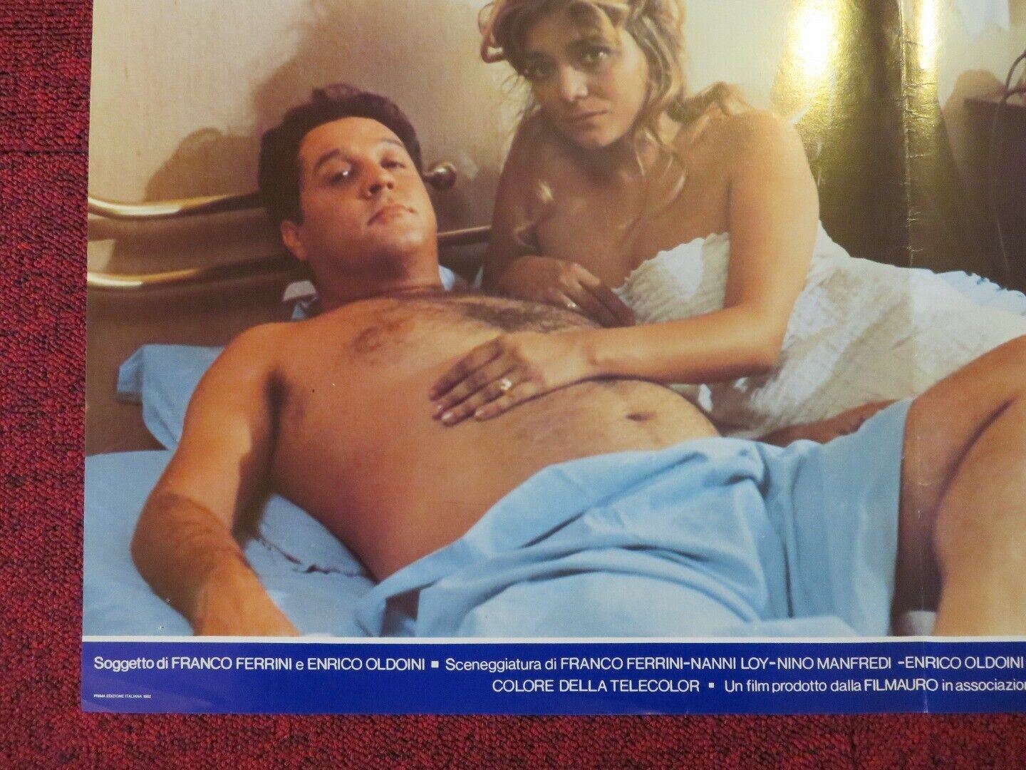 TESTA O'CROCE / Heads I Win, Tails You Lose - B ITALIAN FOTOBUSTA POSTER 1982 Movie posters