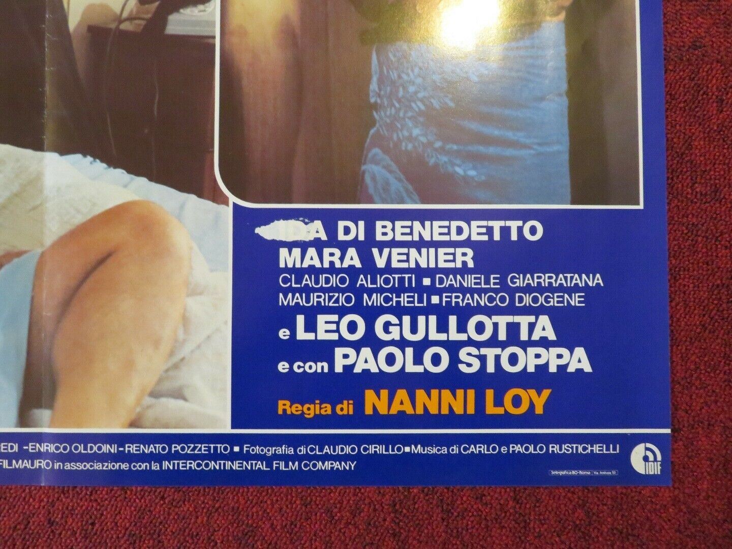 TESTA O'CROCE / Heads I Win, Tails You Lose - B ITALIAN FOTOBUSTA POSTER 1982 Movie posters