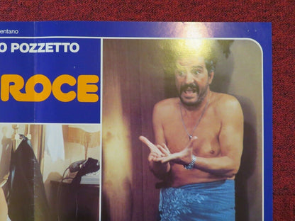 TESTA O'CROCE / Heads I Win, Tails You Lose - B ITALIAN FOTOBUSTA POSTER 1982 Movie posters
