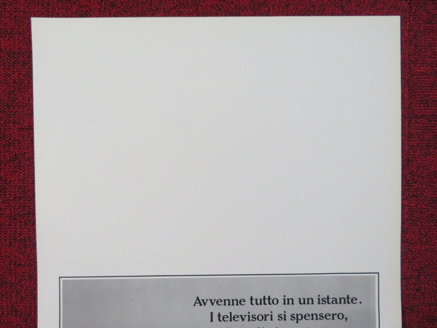 TESTAMENT ITALIAN LOCANDINA POSTER JANE ALEXANDER WILLIAM DEVANE 1984 Rendezvous Cinema Movie posters