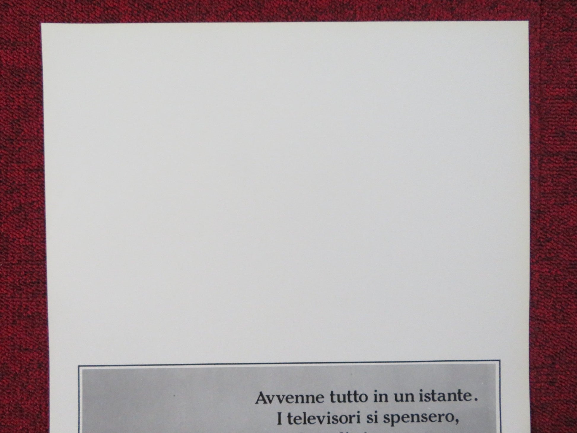 TESTAMENT ITALIAN LOCANDINA POSTER JANE ALEXANDER WILLIAM DEVANE 1984 Rendezvous Cinema Movie posters