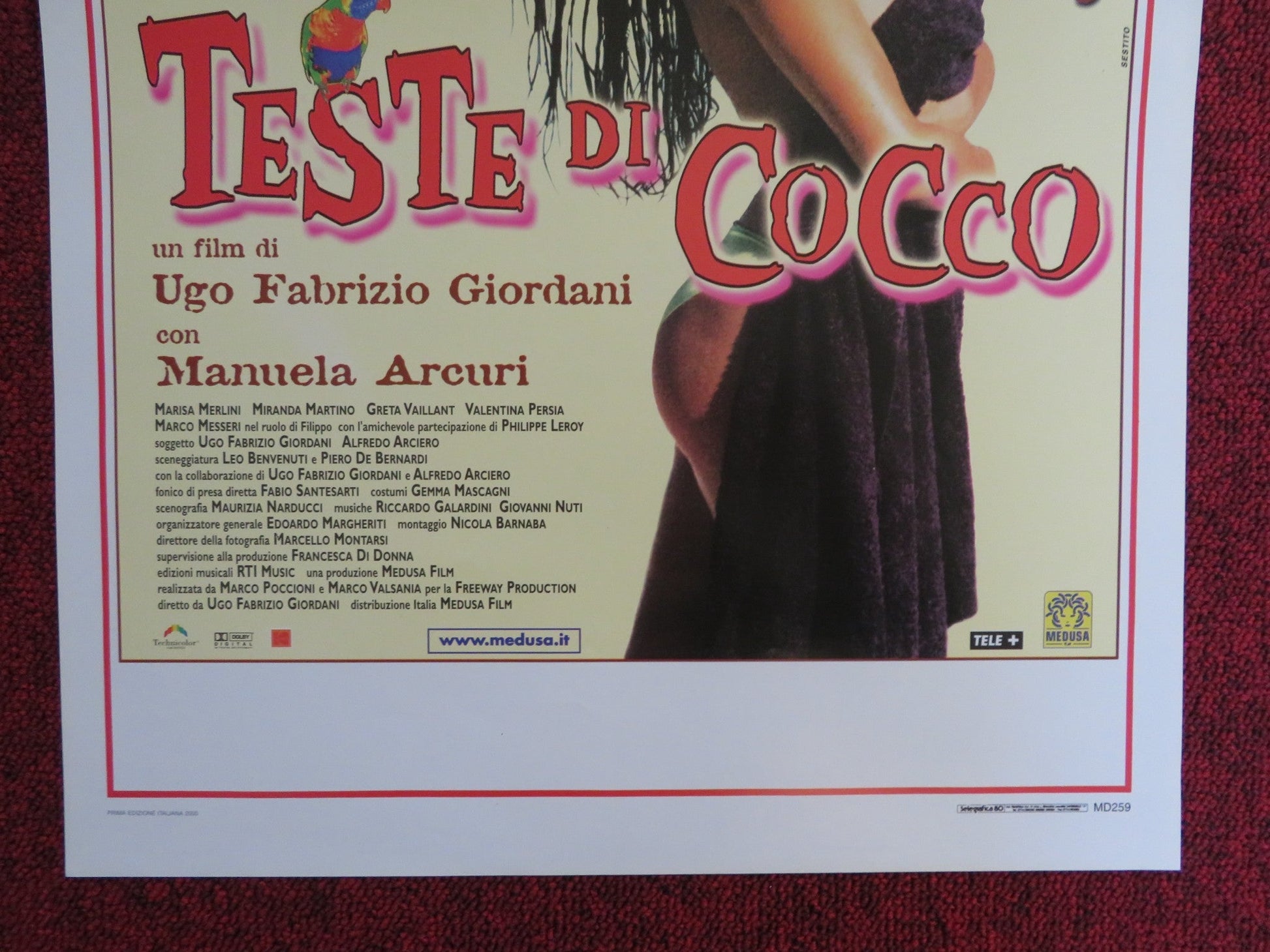TESTE DI COCCO ITALIAN LOCANDINA POSTER ALESSANDRO GASSMAN G. M. TOGNAZZI 2000 Rendezvous Cinema Movie posters