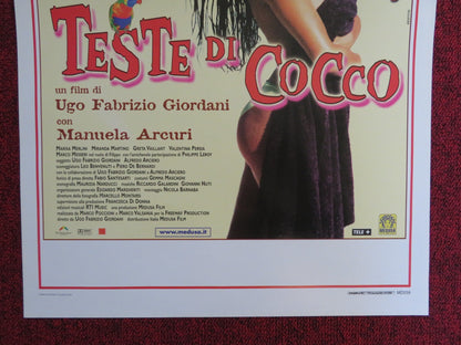 TESTE DI COCCO ITALIAN LOCANDINA POSTER ALESSANDRO GASSMAN G. M. TOGNAZZI 2000 Rendezvous Cinema Movie posters