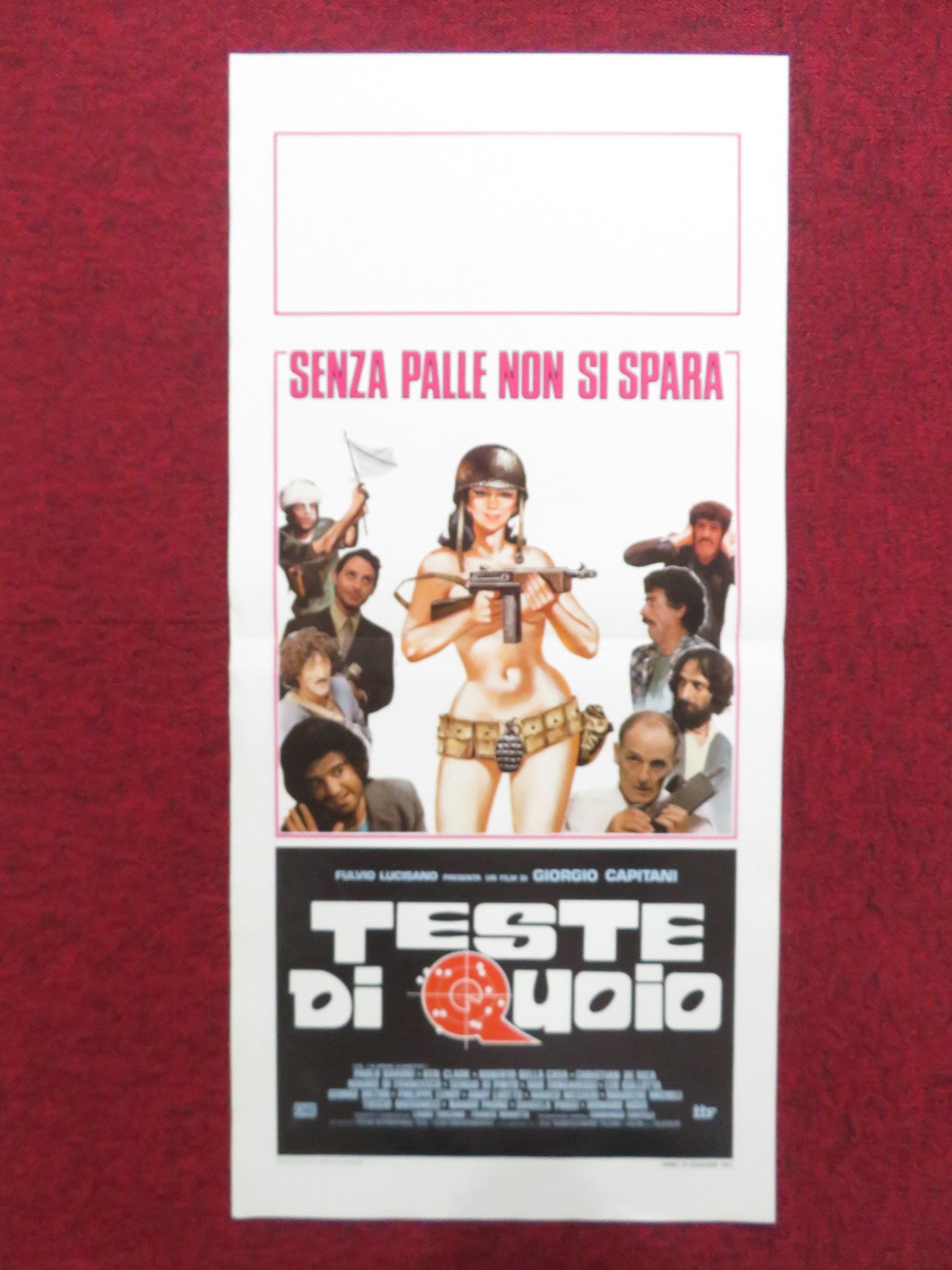 TESTE DI QUOIO ITALIAN LOCANDINA POSTER PAOLO BARONI KEN CLARK 1981 Rendezvous Cinema Movie posters