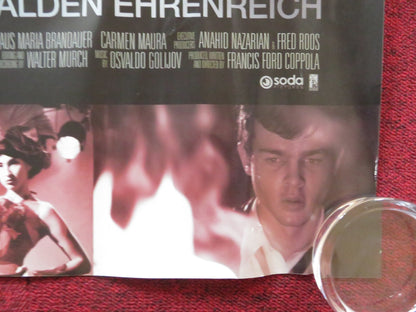 TETRO UK QUAD (30"x 40") ROLLED POSTER FRANCIS FORD COPPOLA VINCENT GALLO 2009 Rendezvous Cinema Movie posters
