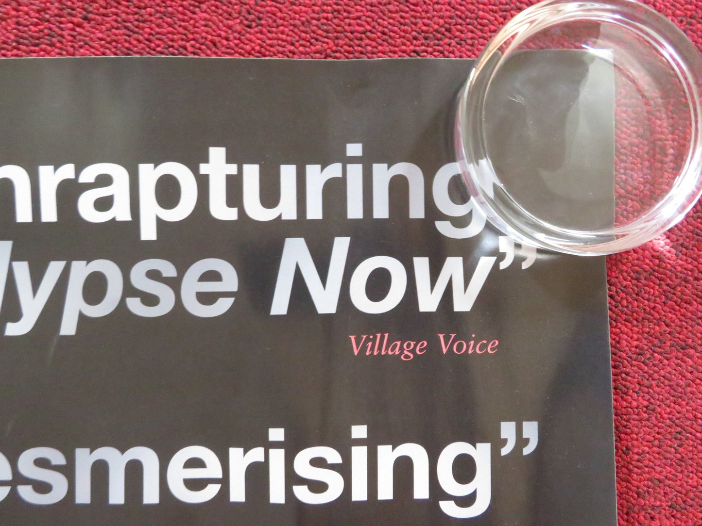 TETRO UK QUAD (30"x 40") ROLLED POSTER FRANCIS FORD COPPOLA VINCENT GALLO 2009 Rendezvous Cinema Movie posters