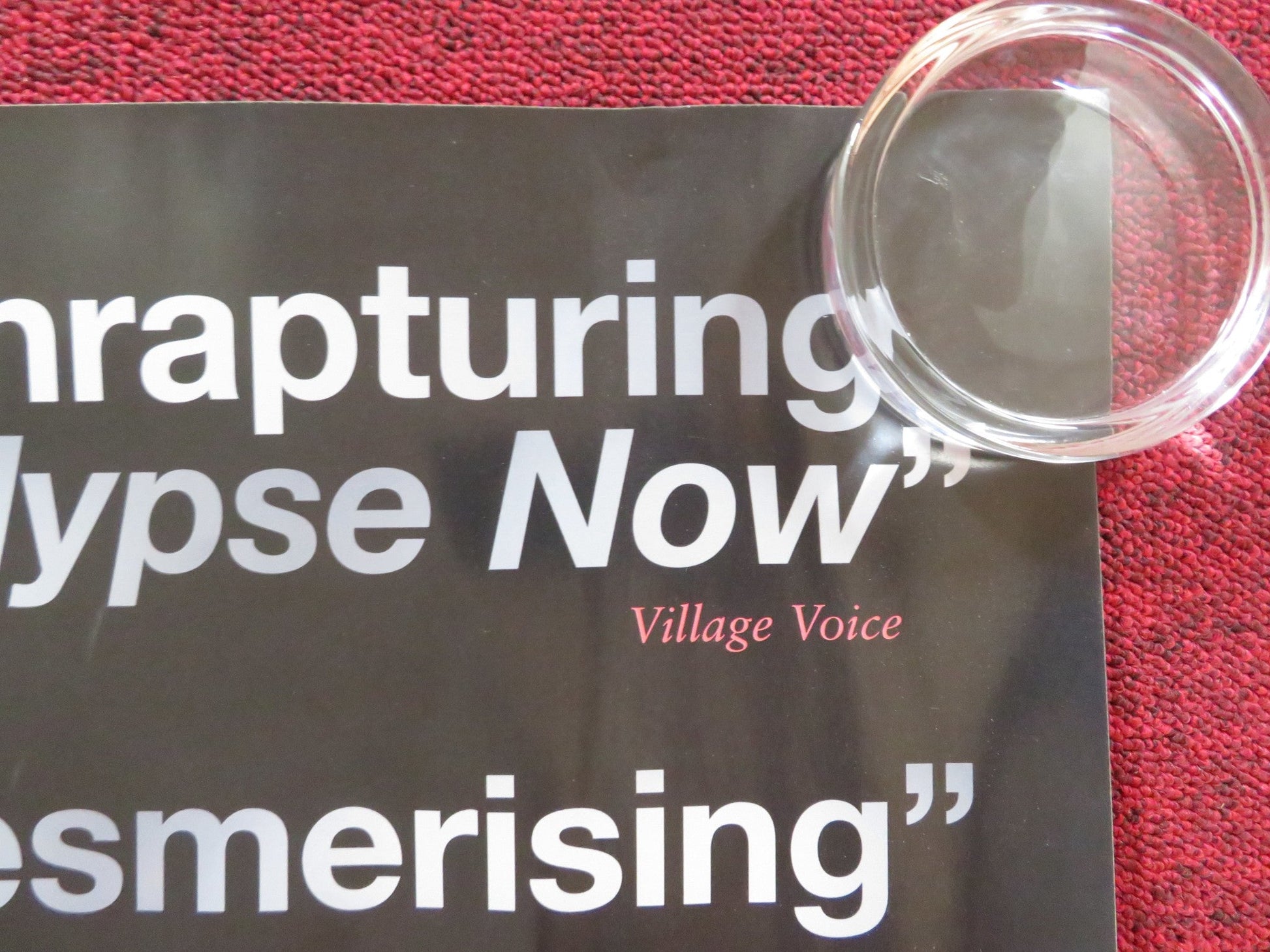 TETRO UK QUAD (30"x 40") ROLLED POSTER FRANCIS FORD COPPOLA VINCENT GALLO 2009 Rendezvous Cinema Movie posters