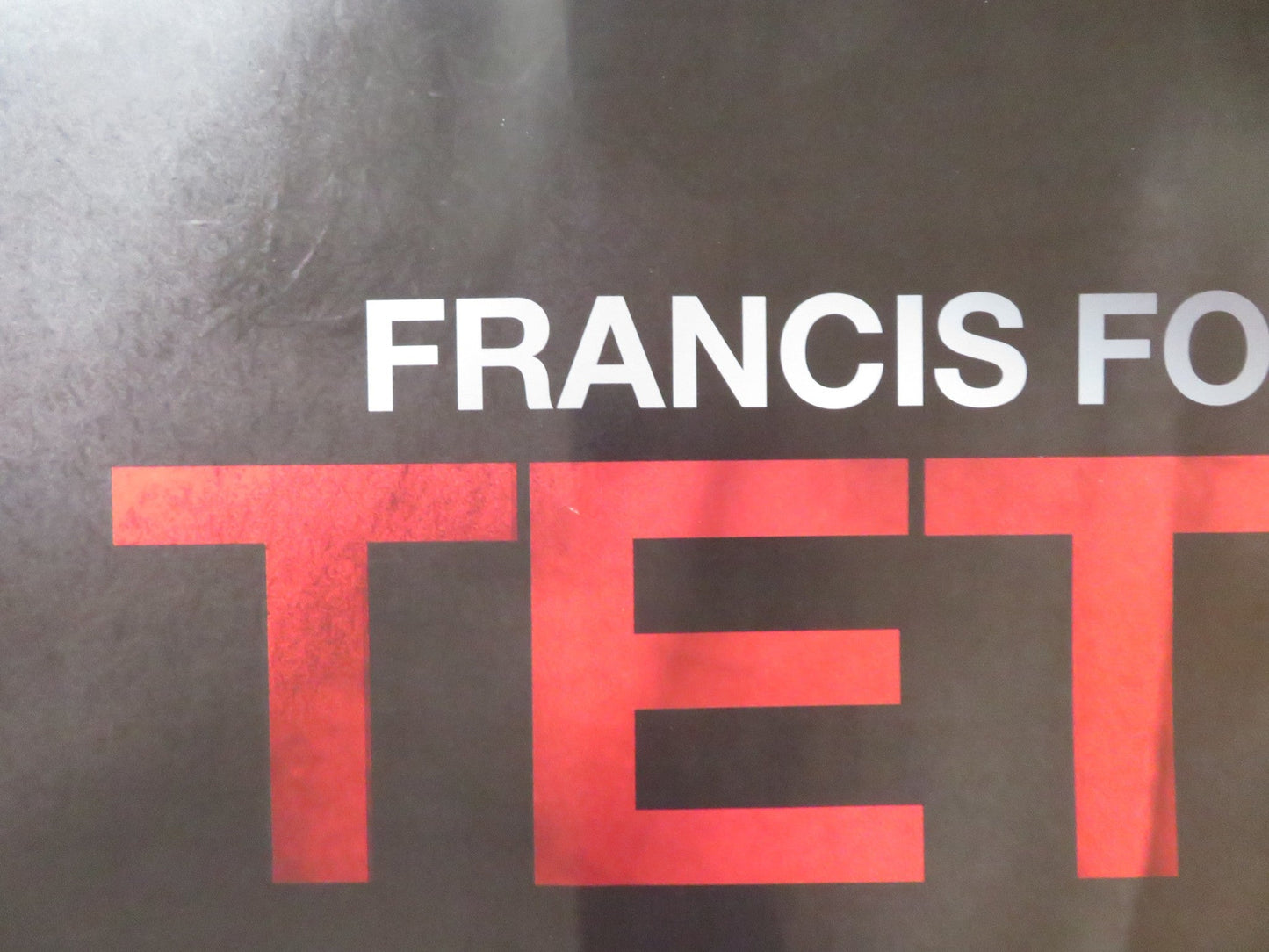 TETRO UK QUAD (30"x 40") ROLLED POSTER FRANCIS FORD COPPOLA VINCENT GALLO 2009 Rendezvous Cinema Movie posters