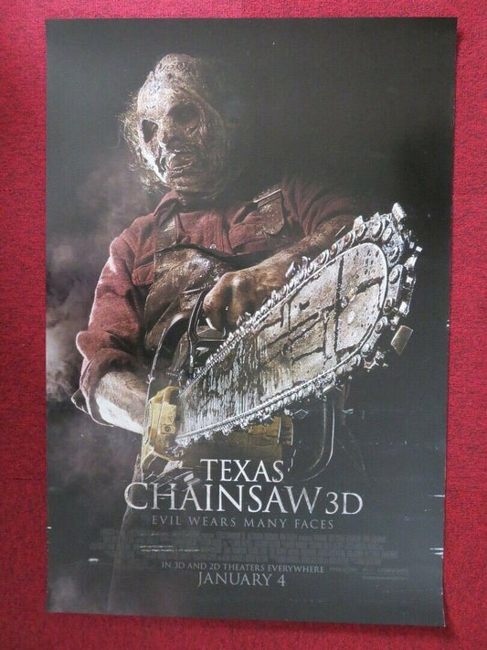 TEXAS CHAINSAW 3D US ONE SHEET ROLLED POSTER ALEXANDRA DADDARIO 2013 - Rendezvous Cinema