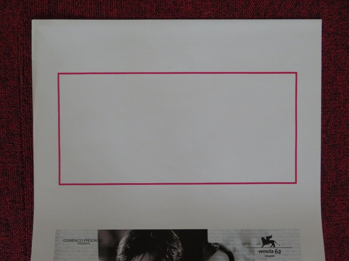 TEXAS ITALIAN LOCANDINA (27.5"x13") POSTER FAUSTO PARAVIDINO RICCARDO SCAMARCIO - Rendezvous Cinema