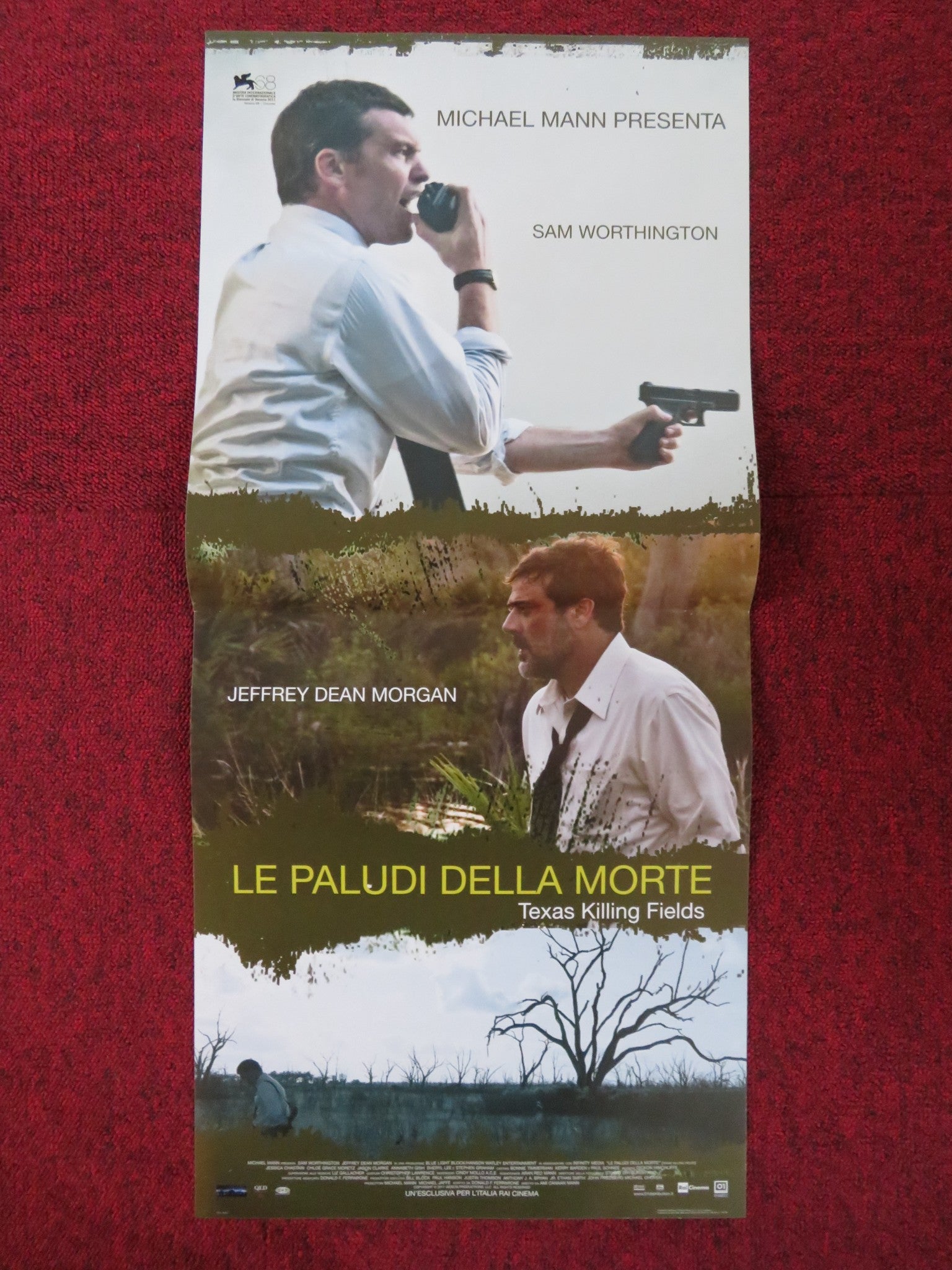 TEXAS KILLING FIELDS ITALIAN LOCANDINA POSTER SAM WORTHINGTON J. D. MORGAN 2011 Rendezvous Cinema Movie posters
