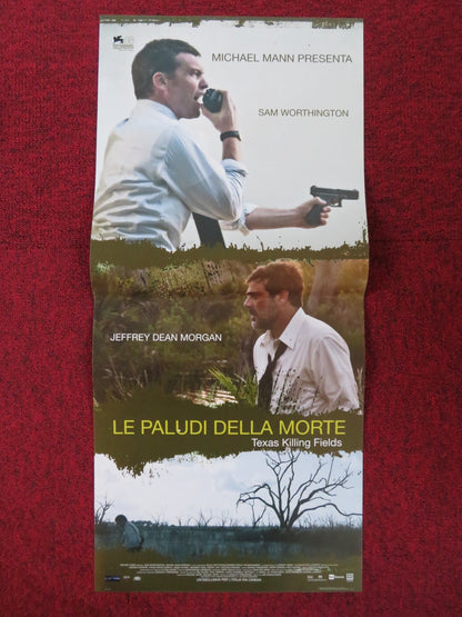 TEXAS KILLING FIELDS ITALIAN LOCANDINA POSTER SAM WORTHINGTON J. D. MORGAN 2011 Rendezvous Cinema Movie posters