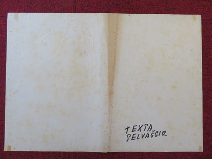 TEXAS SELVAGGIO / THE FABULOUS TEXAN ITALIAN FOTOBUSTA POSTER JOHN CARROL 1947 Movie posters