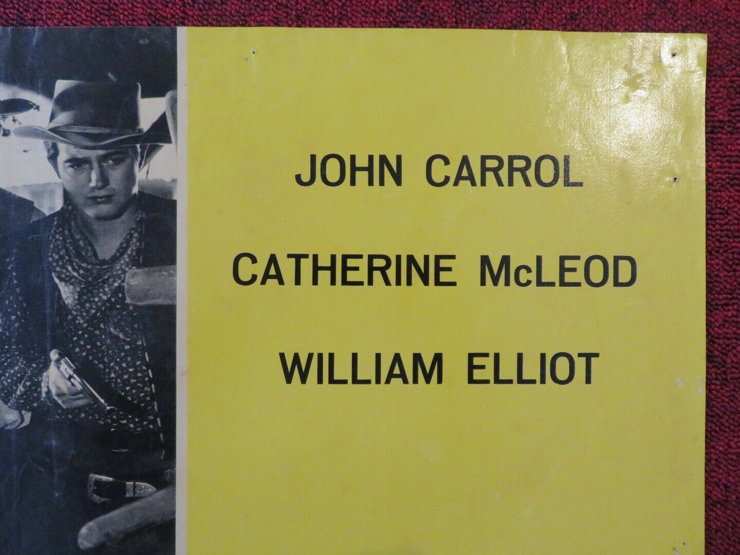 TEXAS SELVAGGIO / THE FABULOUS TEXAN ITALIAN FOTOBUSTA POSTER JOHN CARROL 1947 Movie posters