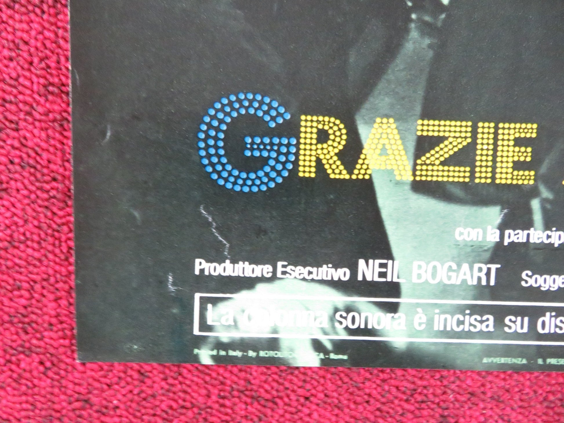 THANK GOD IT'S FRIDAY - C ITALIAN FOTOBUSTA POSTER DONNA SUMMER V.LANDSBURG 1978 Rendezvous Cinema Movie posters