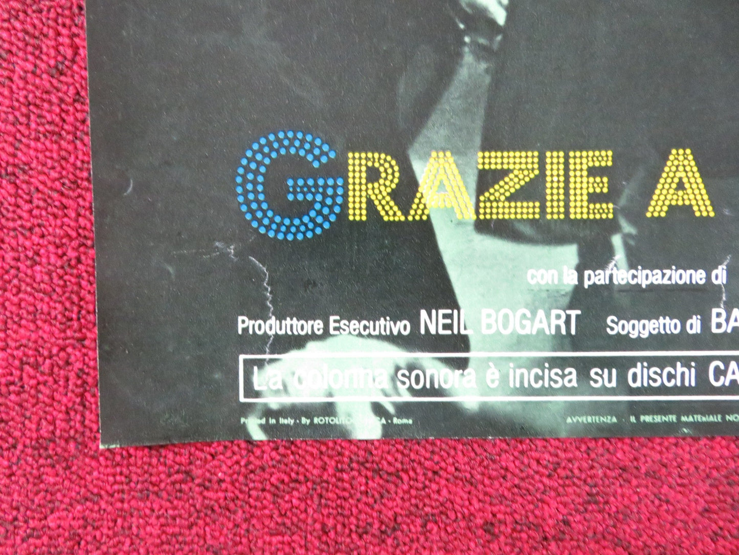 THANK GOD IT'S FRIDAY - D ITALIAN FOTOBUSTA POSTER DONNA SUMMER V.LANDSBURG 1978 Rendezvous Cinema Movie posters