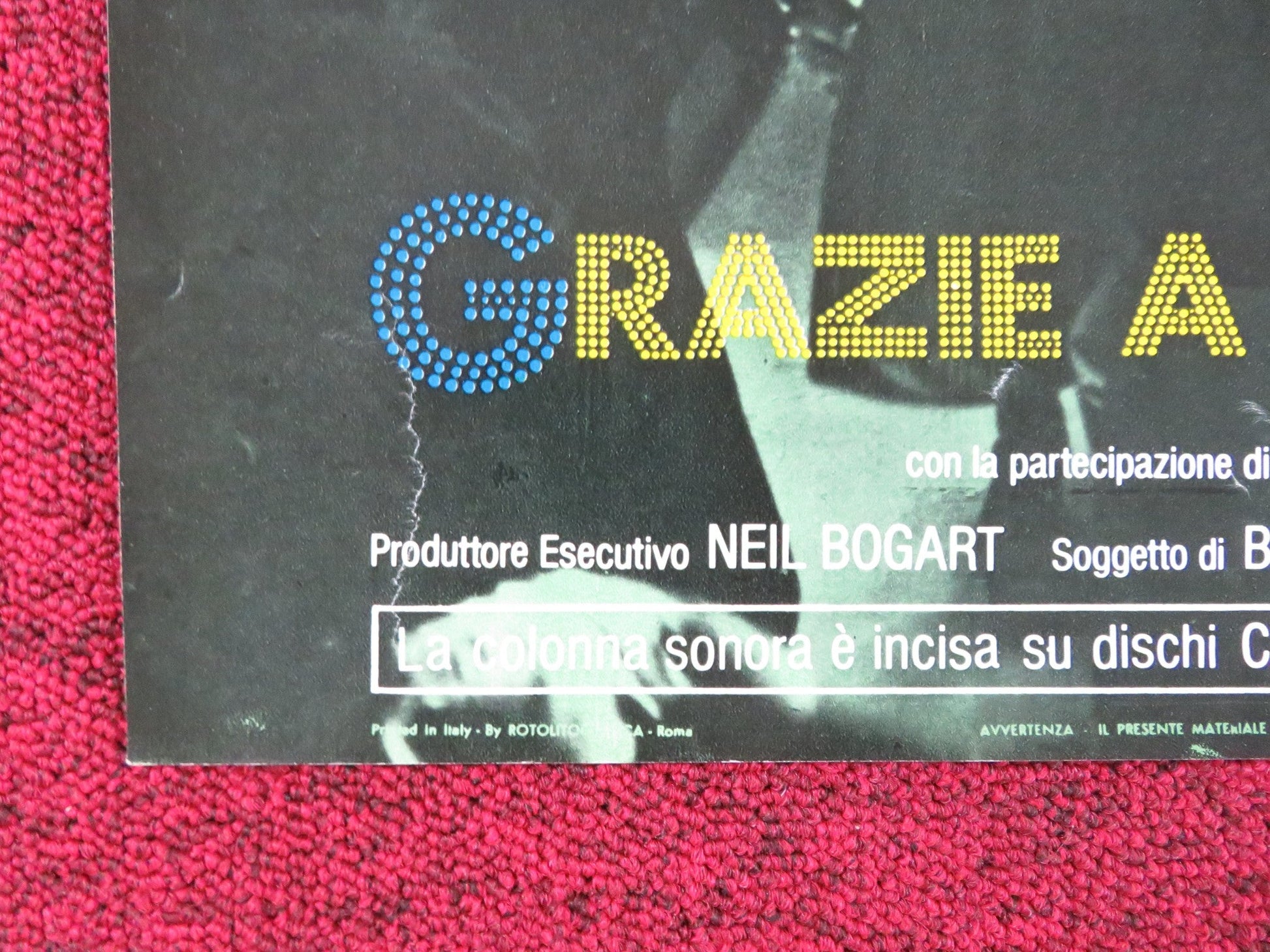 THANK GOD IT'S FRIDAY - E ITALIAN FOTOBUSTA POSTER DONNA SUMMER V.LANDSBURG 1978 Rendezvous Cinema Movie posters