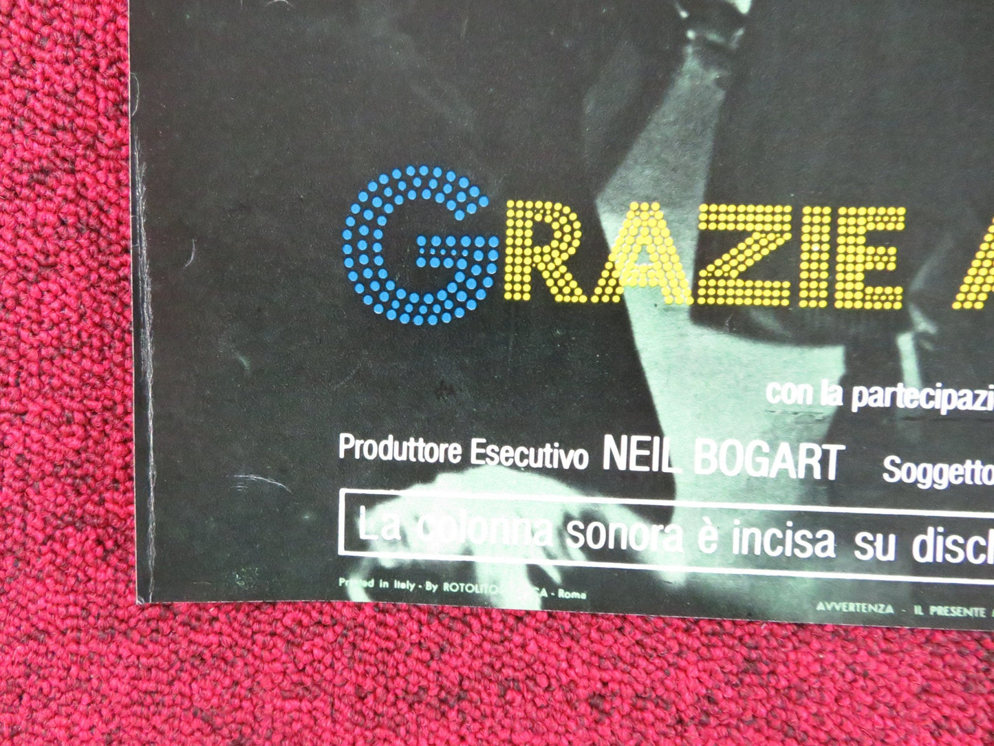 THANK GOD IT'S FRIDAY - G ITALIAN FOTOBUSTA POSTER DONNA SUMMER V.LANDSBURG 1978 Rendezvous Cinema Movie posters